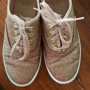 Keds Kate Spade glitter shoes.
